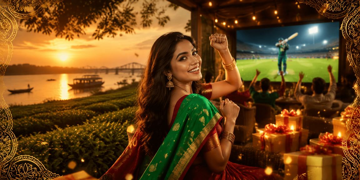 রংপুরের চা বাগানে ক্রিকেট বেটিং দৃশ্য